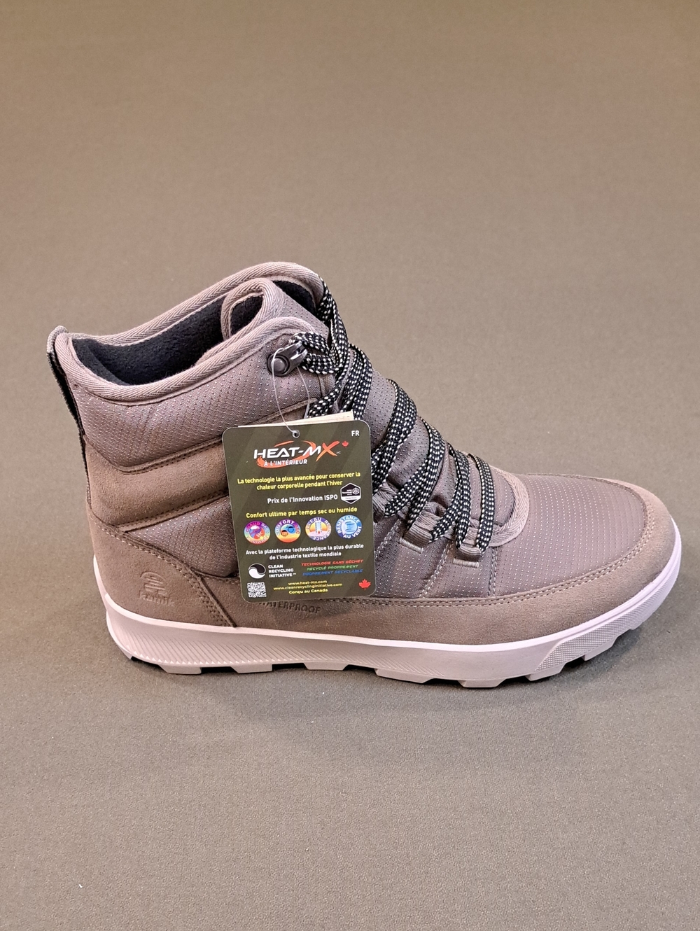 Kamik Atwater N Snow Boot - Color: Taupe/Grey - Size: Men 11